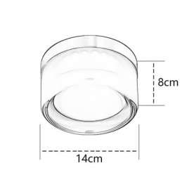 Wall Light Modern Minimalist Acrylic Single Head Round Wrought Iron Small Wall Sconce