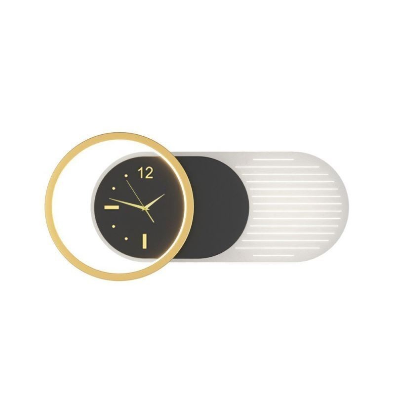 Wall Lamp Modern Minimalist Acrylic Wrought Iron Clock Wall Light