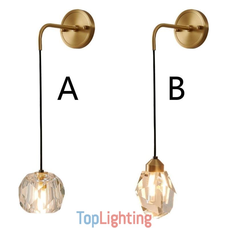Modern Wall Light Creative Crystal Wall Sconce Lamp
