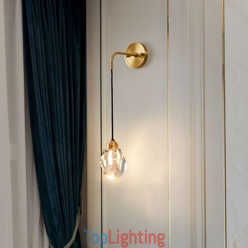Modern Wall Light Creative Crystal Wall Sconce Lamp