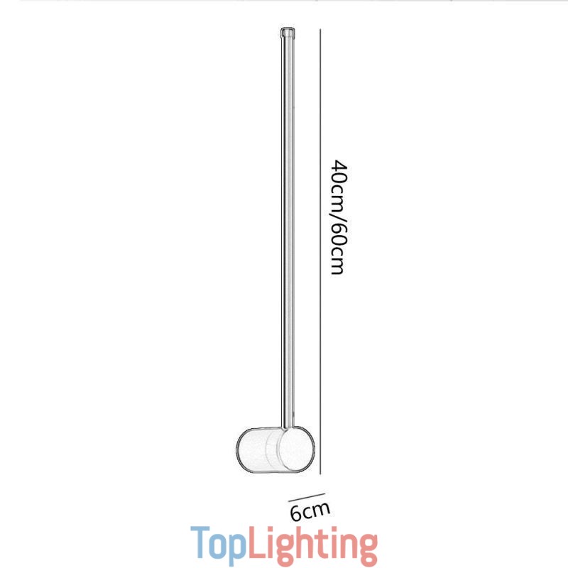 Modern Long Wall Lamp Bedside Decor Lamp