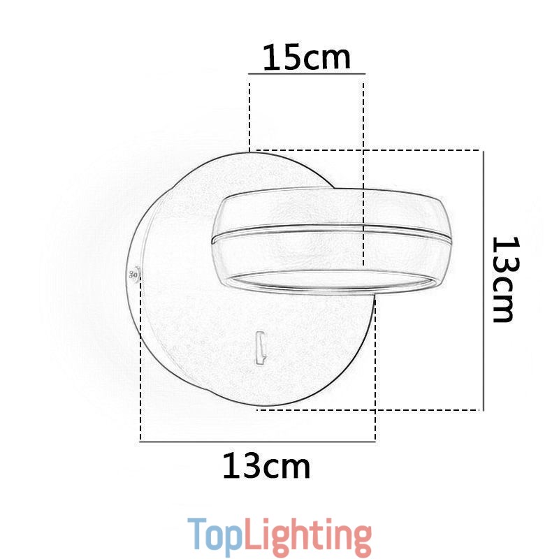 Swivel Wall Lamp Modern Minimalist Wall Sconce