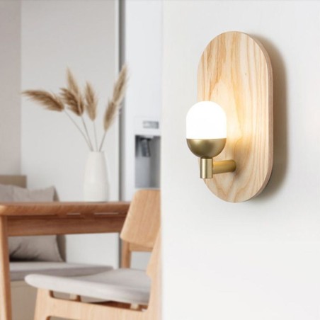 Decoration Wall Wood Lamp Entrance Aisle Lights Nordic Bedside Wall Light Decoration Wall Wood Lamp Entrance Aisle Lights Nordic Bedside Wall Light