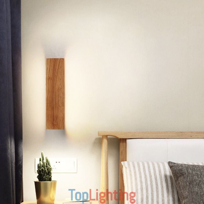 Modern Wall Wood Sconce Entrance Aisle Lights Nordic Bedside Wall Light
