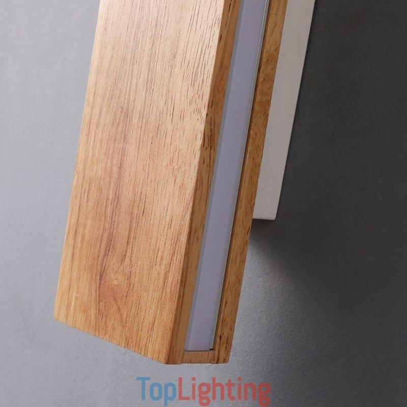 Modern Wall Wood Sconce Entrance Aisle Lights Nordic Bedside Wall Light