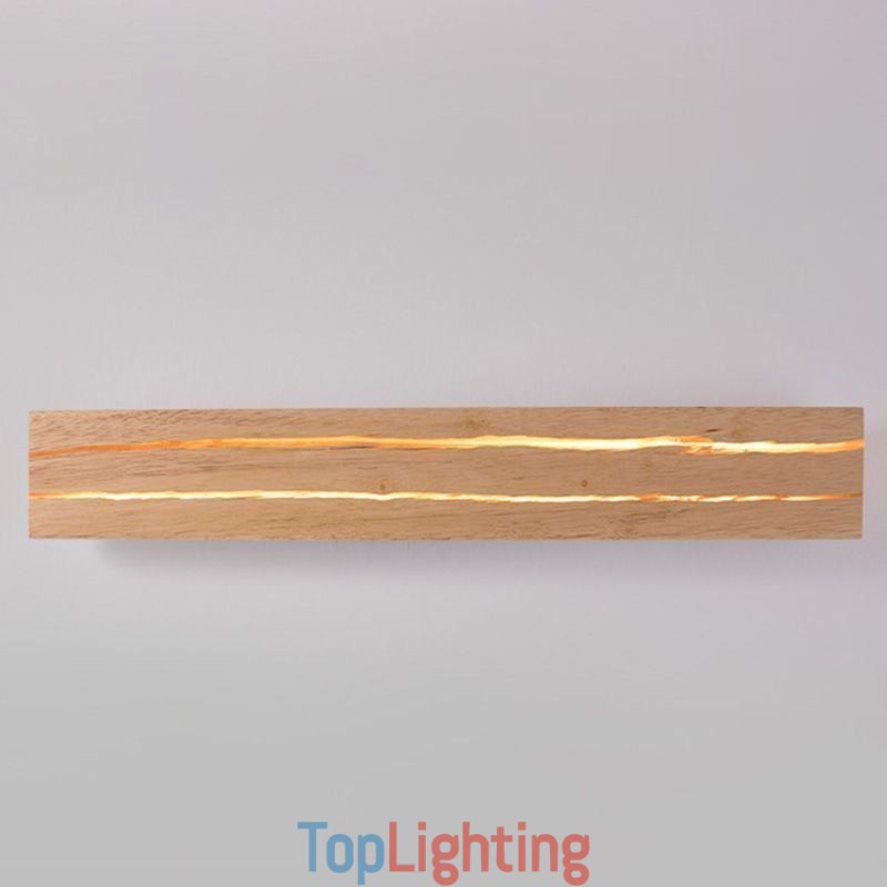 Modern Wood Wall Lamp Entrance Aisle Lights Nordic Bedside Wall Light
