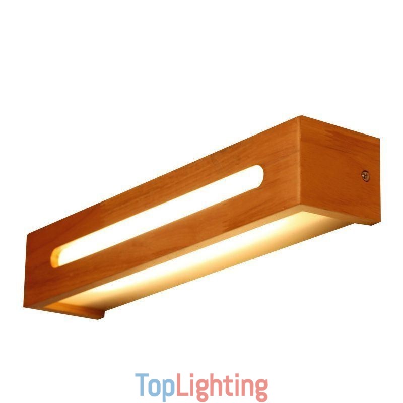 Modern Wall Wood Lamp Entrance Aisle Lights Nordic Bedside Wall Light