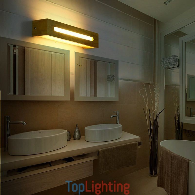 Modern Wall Wood Lamp Entrance Aisle Lights Nordic Bedside Wall Light