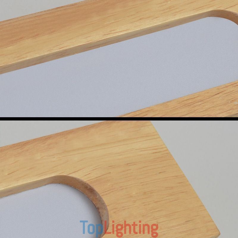 Modern Wall Wood Lamp Entrance Aisle Lights Nordic Bedside Wall Light