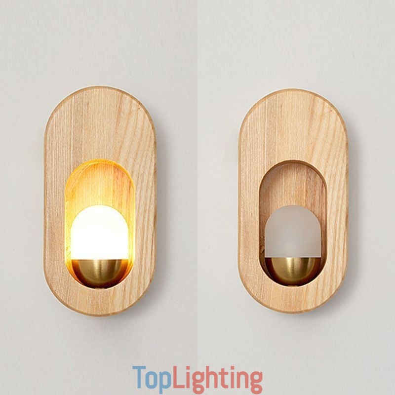Japanese Decoration Wall Light Wood Wall Lamp Entrance Aisle