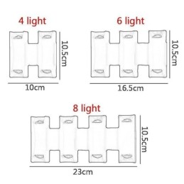 Waterproof Wall Lamp Modern Aluminum Surface Mounted Garden Porch Light