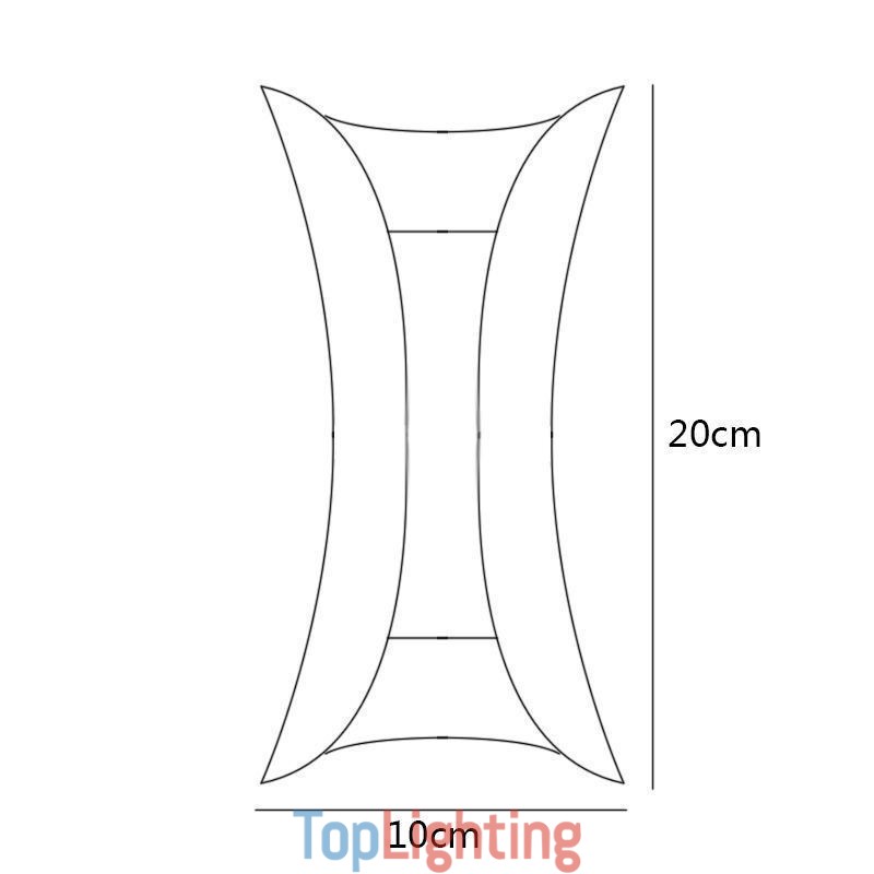 Modern Wall Lamp Waterproof Wall Light Courtyard Balcony Corridor