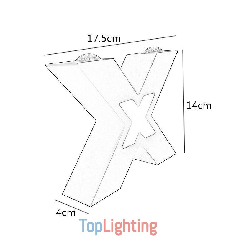 Art Deco Wall Light Up Down Indoor Lighting Aluminum Wall Sconce