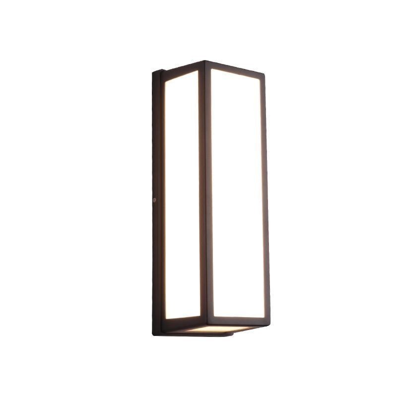 Rectangular Wall Light Modern Waterproof Villa Porch Wall Lamp