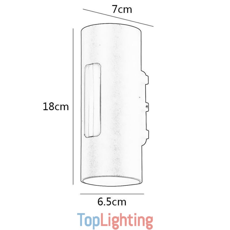 Waterproof Wall Light Aluminum Wall Lamp Courtyard