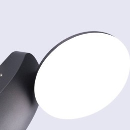 Modern Minimalist Aluminum Lamp Garden Waterproof Crescent Wall Light