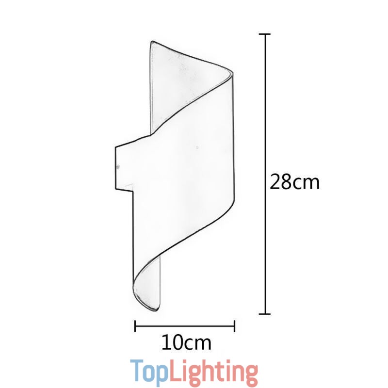 Aluminum Wall Lights Waterproof Wall Lamp Courtyard Porch