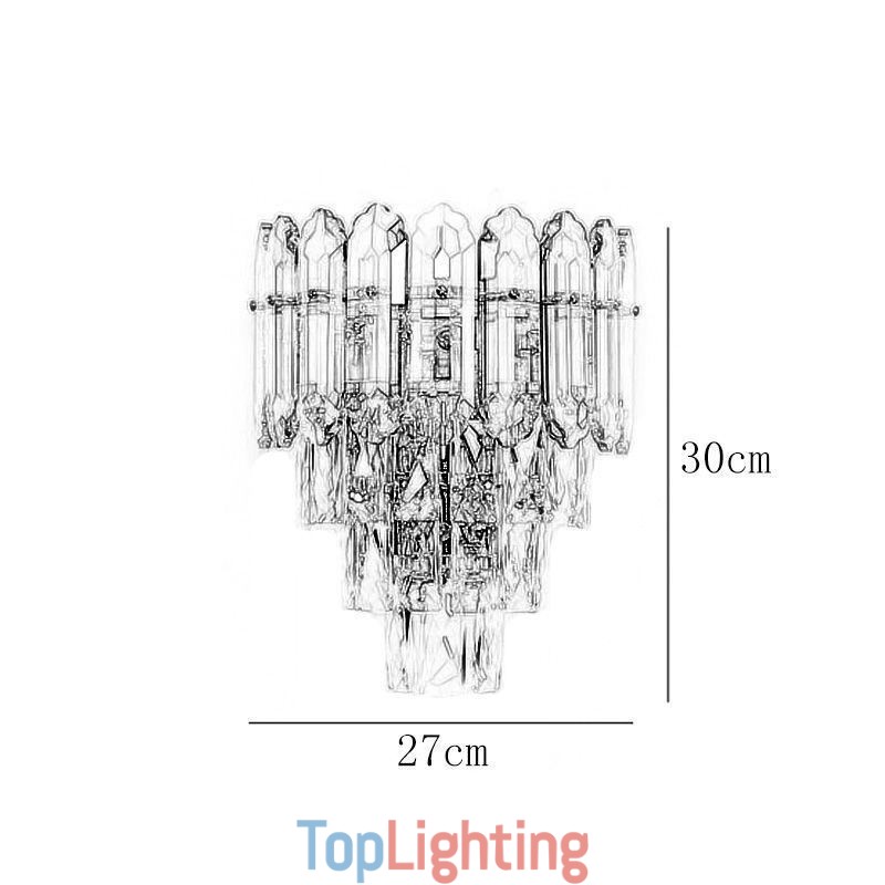 Crystal Wall Light Wall Sconce Modern K9 Crystal Wall Lamp