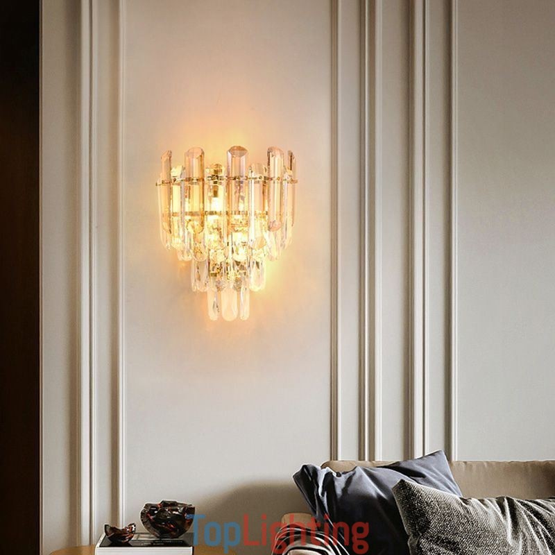 European Wall Sconces Crystal Wall Lights Bathroom