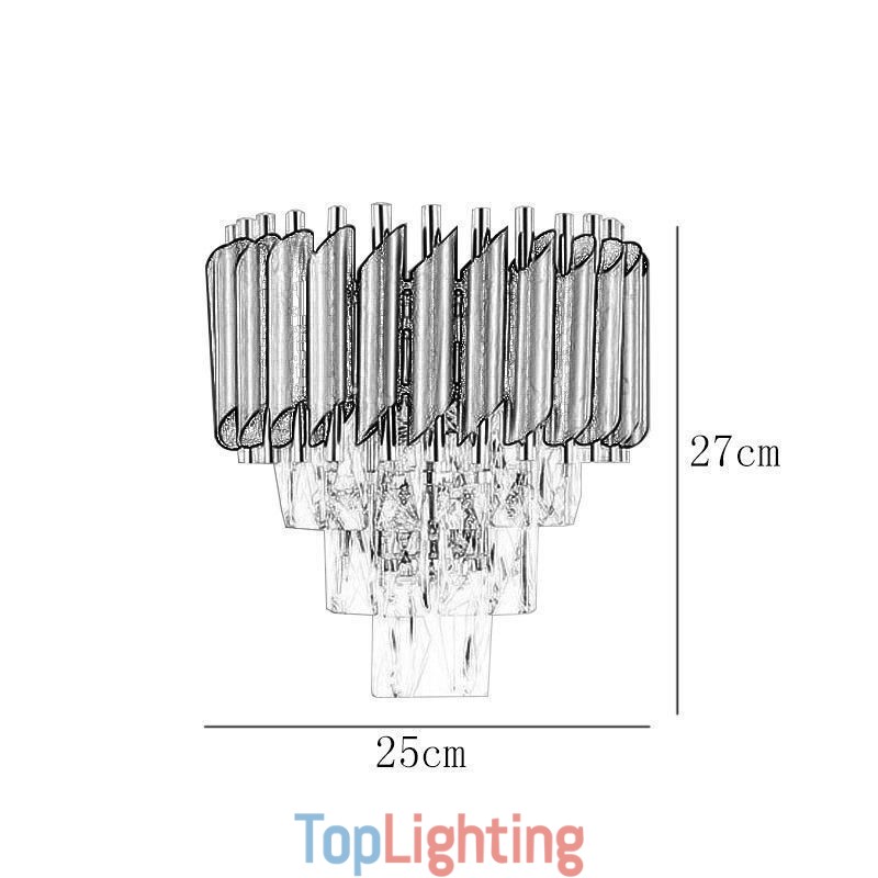 Modern Wall Sconce Lamps Creativity Crystal Wall Lamp