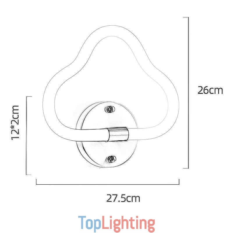Cloud Shaped Wall Light Art Decorative Lights