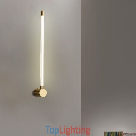 Brass Sconce Modern Acrylic Strip Wall Light Brass Sconce Modern Acrylic Strip Wall Light