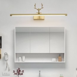 Nordic Brass Wall Lamp Mirror Front Light