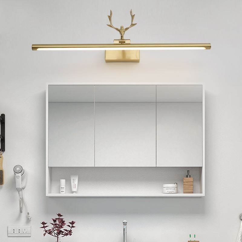 Nordic Brass Wall Lamp Mirror Front Light