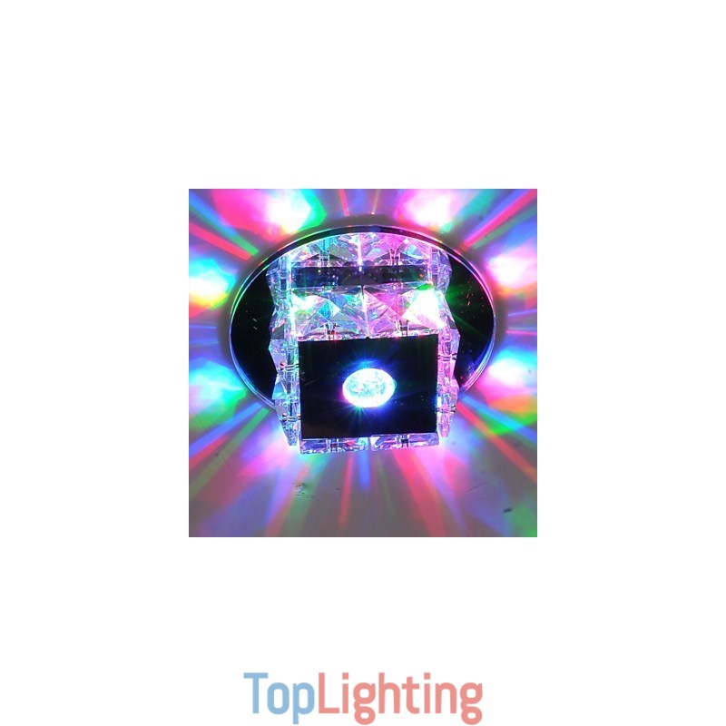 Crystal Mini Style Glass Flush Mount Kids