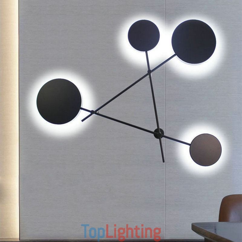 Modern Wall Light Geometric Shape Iron Fixture Sconce