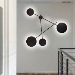 Modern Wall Light Geometric Shape Iron Fixture Sconce
