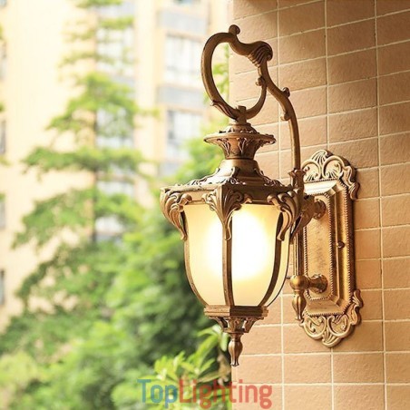 European Retro Outdoor Light Waterproof Carved Wall Light Courtyard Corridor European Retro Outdoor Light Waterproof Carved Wall Light Courtyard Corridor