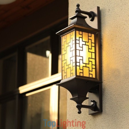 Chinese Outdoor Wall Sconce Waterproof Window Grille Wall Lamp Chinese Outdoor Wall Sconce Waterproof Window Grille Wall Lamp