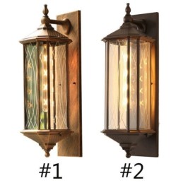 Chinese Outdoor Wall Sconce Single Head Waterproof Streamer Wall Light