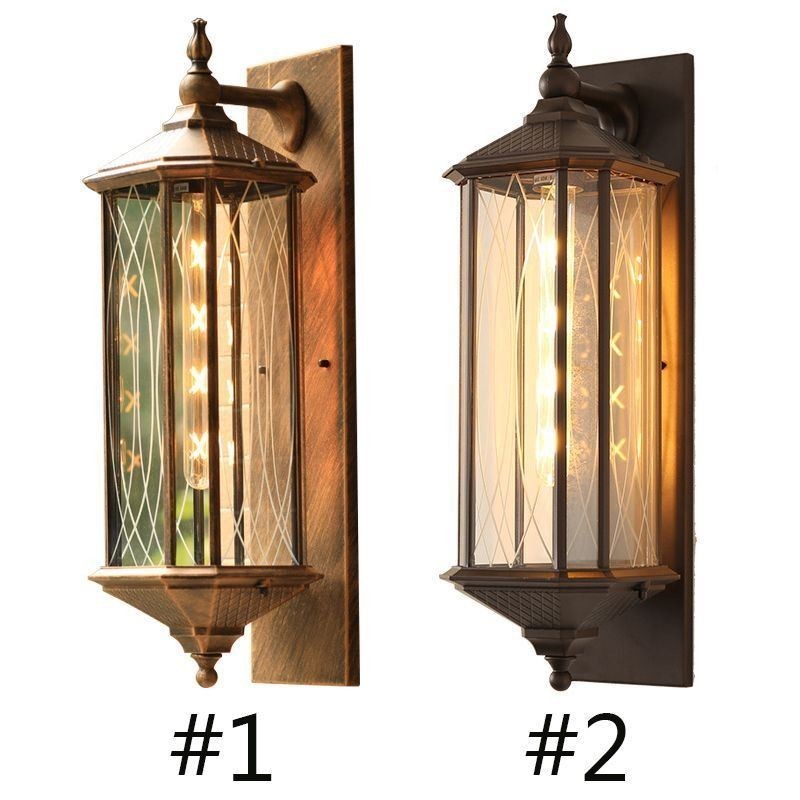 Chinese Outdoor Wall Sconce Single Head Waterproof Streamer Wall Light