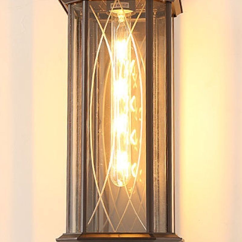 Chinese Outdoor Wall Sconce Single Head Waterproof Streamer Wall Light