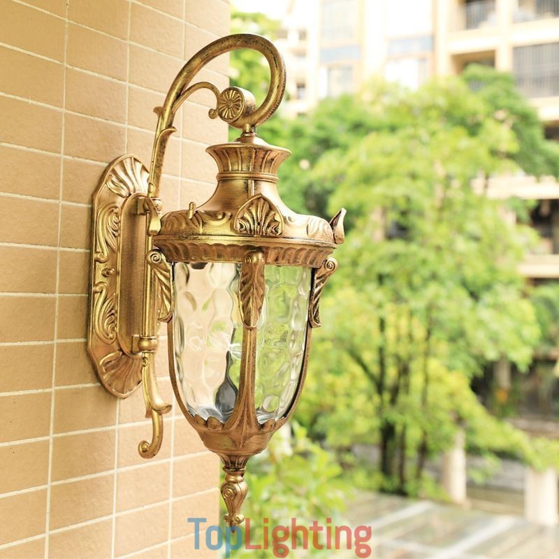 European Outdoor Light Waterproof Single Head Wall Light Courtyard Corridor Garden