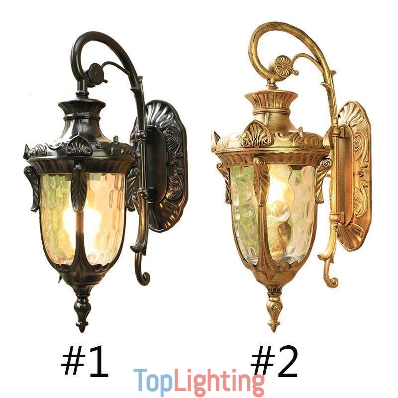 European Outdoor Light Waterproof Single Head Wall Light Courtyard Corridor Garden