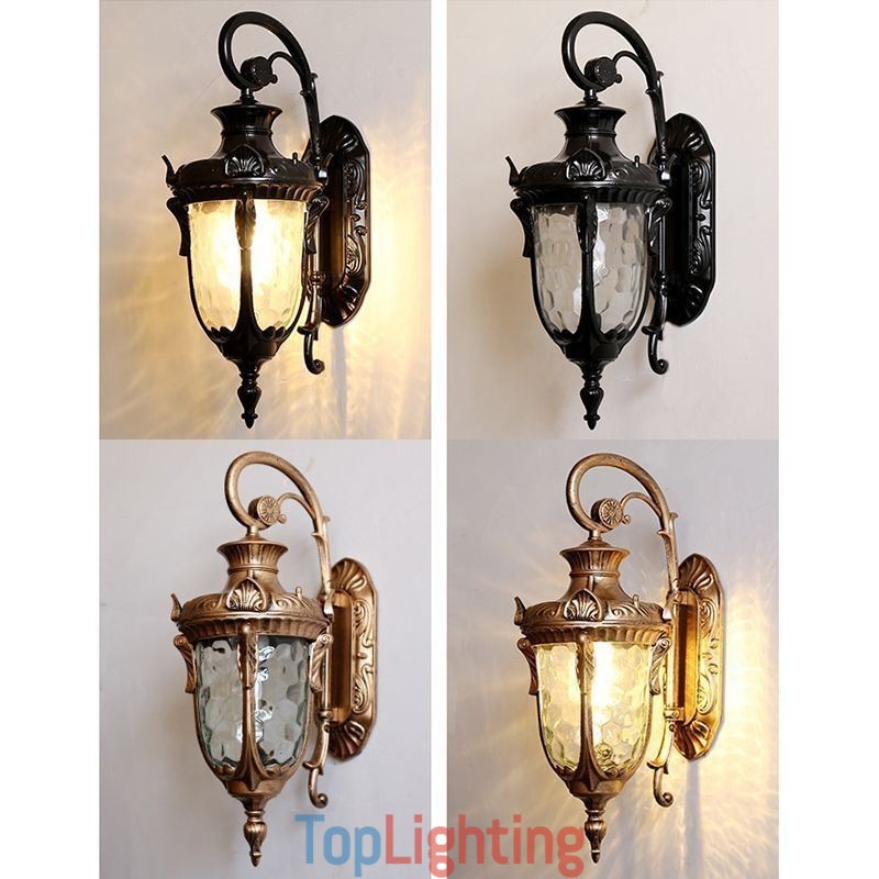 European Outdoor Light Waterproof Single Head Wall Light Courtyard Corridor Garden