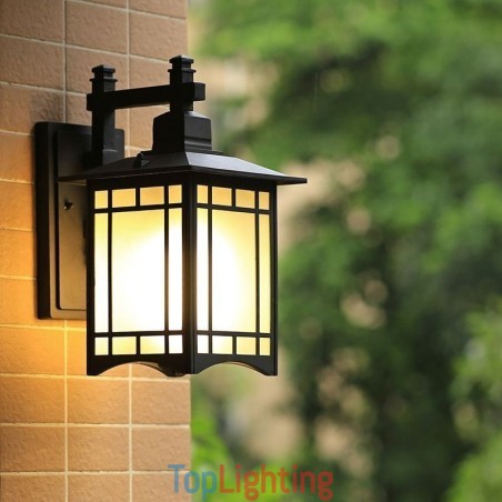 Chinese Style Outdoor Light Waterproof Pavilion Shape Wall Light Garden Balcony Chinese Style Outdoor Light Waterproof Pavilion Shape Wall Light Garden Balcony