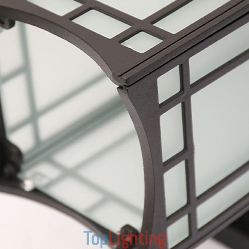 Chinese Style Outdoor Light Waterproof Pavilion Shape Wall Light Garden Balcony