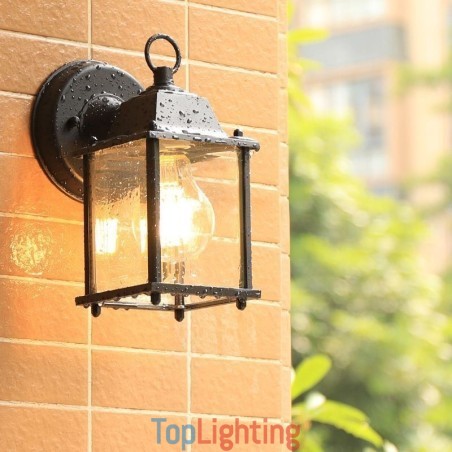 European Outdoor Wall Sconce Waterproof Square Column Wall Light Courtyard Garden Balcony European Outdoor Wall Sconce Waterproof Square Column Wall Light Courtyard Garden Balcony