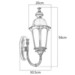 Modern Simple Outdoor Light Waterproof Plum Blossom Wall Light Courtyard Corridor Garden