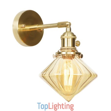 Modern Wall Light with Glass Shade Modern Wall Light with Glass Shade