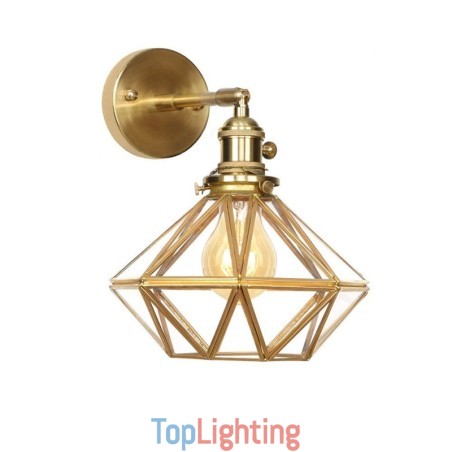 Modern Wall Light with Glass Shade Modern Wall Light with Glass Shade