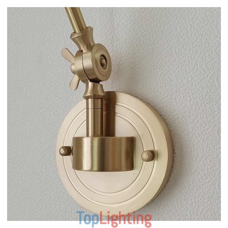 Modern Wall Light with Glass Shade