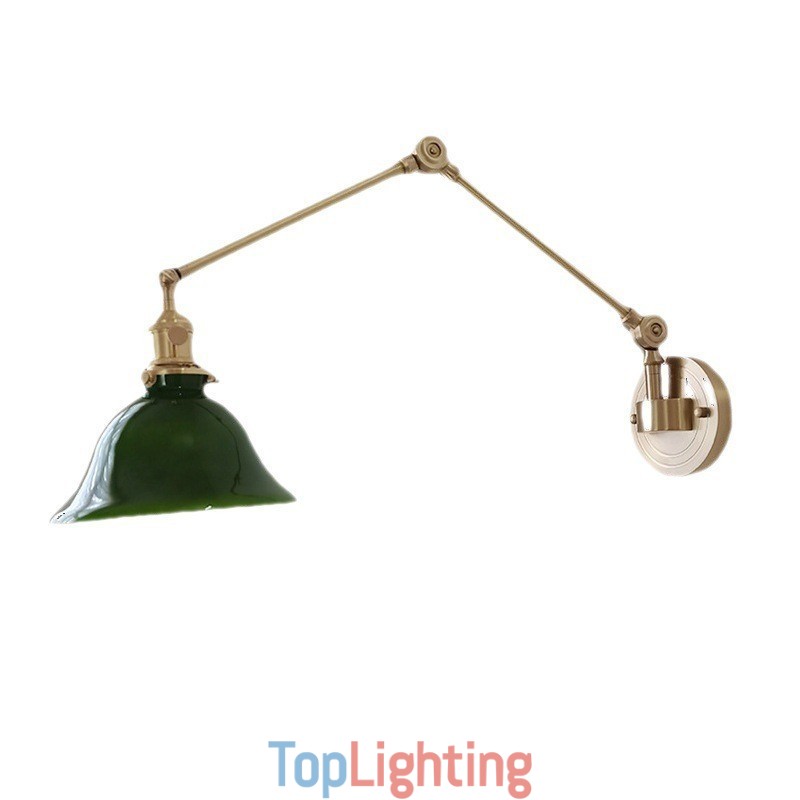 Modern Wall Light with Glass Shade