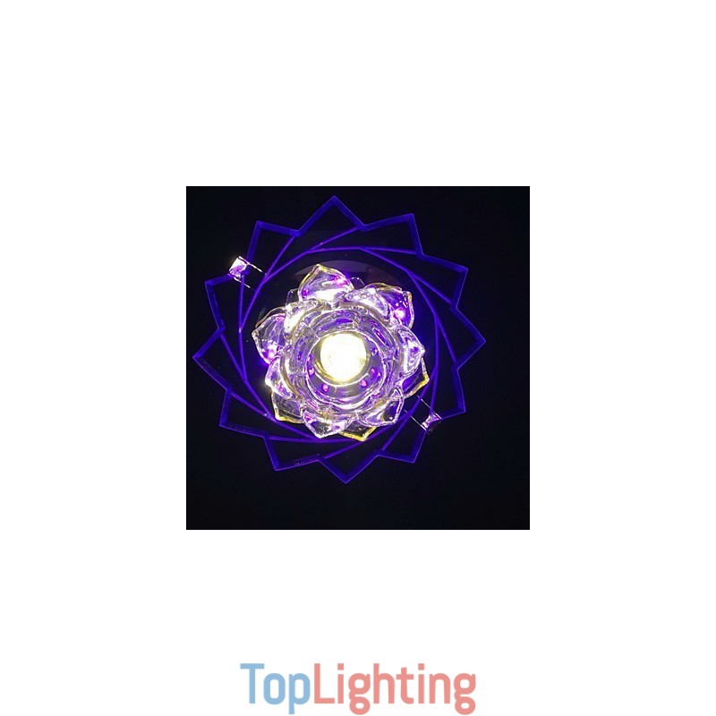 Modern Contemporary Crystal Metal Flush Mount