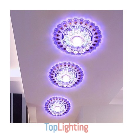 Crystal Ceiling Lamp Spotlight SMD 3W Creative Lamp Tube Light Colorful Color Dome Light Crystal Ceiling Lamp Spotlight SMD 3W Creative Lamp Tube Light Colorful Color Dome Light