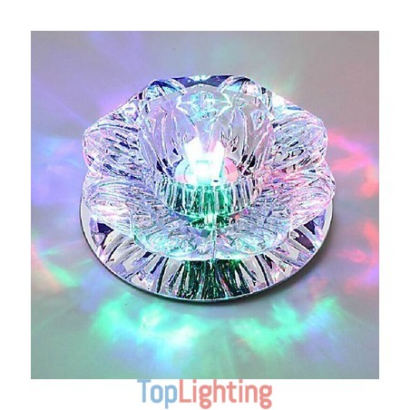 Crystal Ceiling Lamp Spotlight SMD 3W Creative Lamp Tube Light Colorful Color Dome Light Crystal Ceiling Lamp Spotlight SMD 3W Creative Lamp Tube Light Colorful Color Dome Light